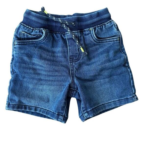 Cat & Jack Skinny Denim Shorts Blue 3T - Picture 1 of 4